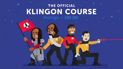 Learn to speak fluent Klingon with Duolingo