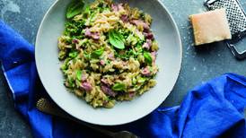 Bacon and cabbage? Try matching it with orzo pasta