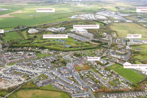 Residential site in Saggart is ready to go at €1.75m
