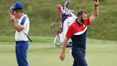 Dustin Johnson’s stellar Ryder Cup showing offers sweet redemption