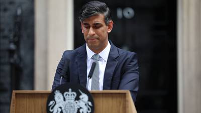 Sunak offers apologies as he leaves Downing Street