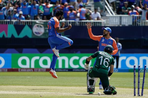India get the better of Pakistan in low-scoring clash at T20 World Cup