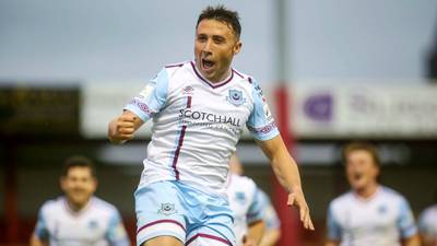 Chris Lyons grabs double as Drogheda raid Showgrounds for three points