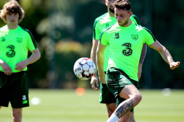 Alan Browne ruled out of Euro 2020 qualifiers with calf injury