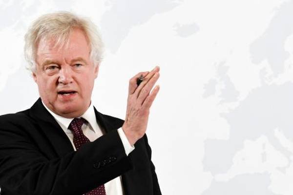 Brexit trade deal will help solve Border problem - Davis