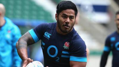 England name Manu Tuilagi on bench for Italy game