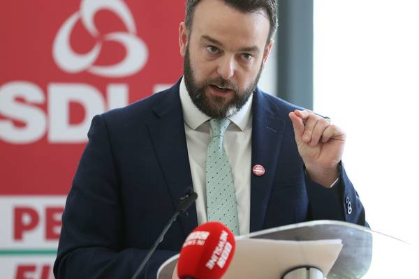 SDLP has plan to ‘lift people out of poverty’, Colum Eastwood pledges