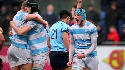 Champions Blackrock College weather the storm against St Michael’s to book final date 