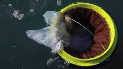 Ireland’s first ‘seabin’ sets sail in search of plastic waste