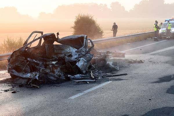 Driver dies in Calais crash as migrants return to unwelcoming region