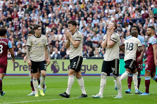 Lethargic Manchester United put to the sword by West Ham