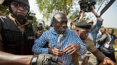 Ugandan opposition leader arrested as election outcry grows