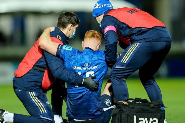 Ciáran Frawley facing spell on sidelines with facial injury