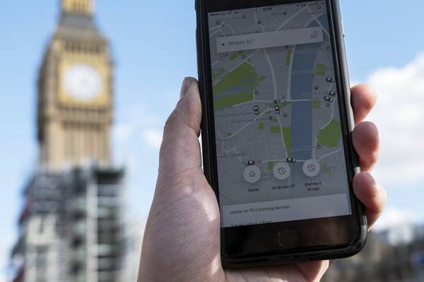 Uber loses road rights in London but Irish ban unlikely