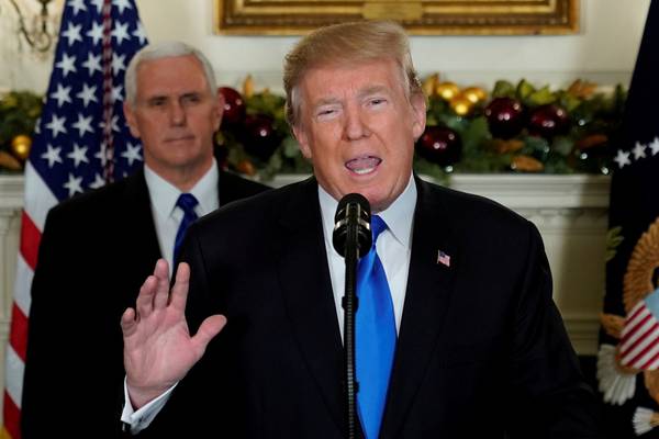 US issues warning to citizens in wake of Jerusalem decision