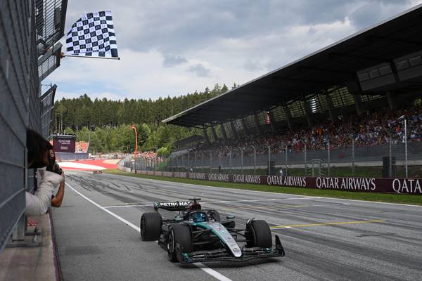George Russell wins Austrian Grand Prix for Mercedes