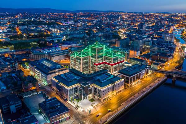 Office space at George’s Quay Plaza renting for €618 per sq m