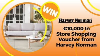 Win a €10,000 In Store Shopping Voucher from Harvey Norman