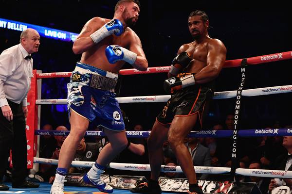 David Haye says terms agreed for Tony Bellew rematch
