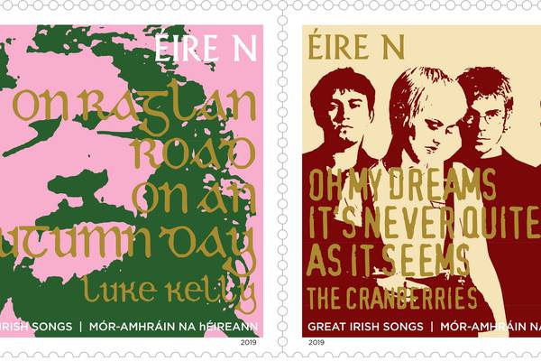 U2 and Cranberries songs celebrated in postage stamps