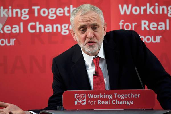 London Letter: Jeremy Corbyn’s Labour  on  edge of   electoral cliff