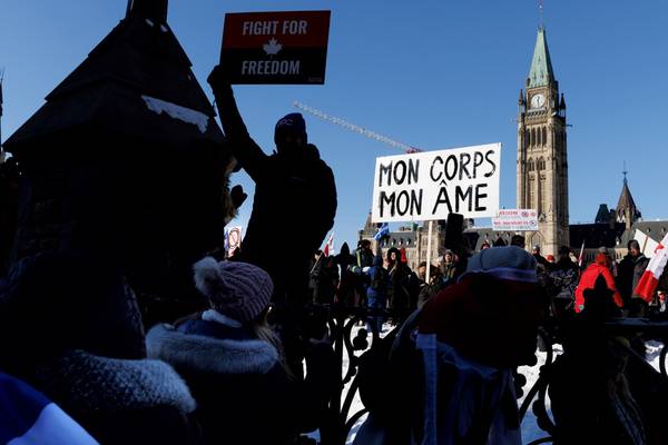 Ottawa protest inspires far-right activists beyond Canada’s borders