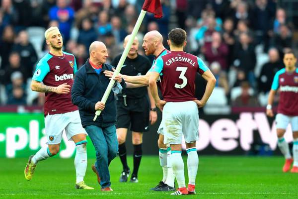 West Ham issue lifetime bans to five pitch invaders