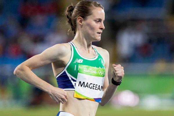Ciara Mageean off the indoor pace in Athlone