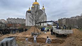 Russia rejects US ‘genocide’ claim as Ukraine warns of ‘endless bloodbath’