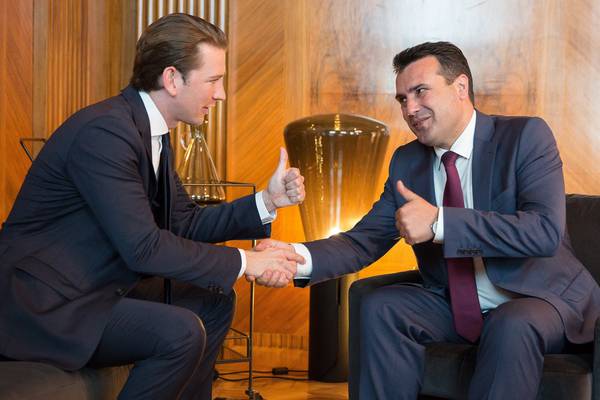 Macedonian nationalists cry treason over historic name deal with Greece