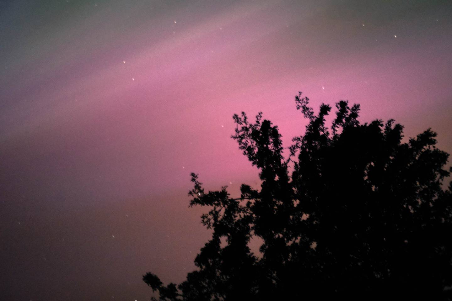 Aurora boreal en Blackwater, condado de Wexford.