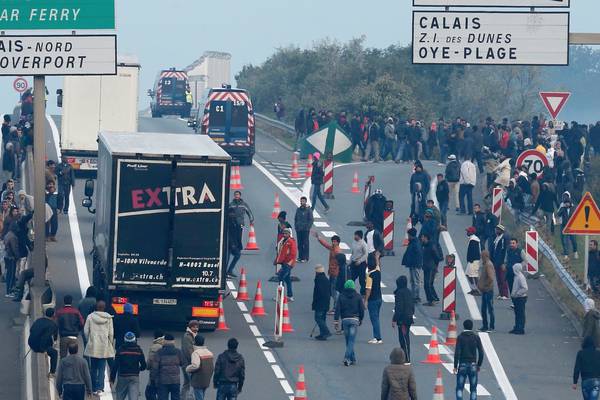 Van driver dies in Calais crash caused by migrants’ blockade