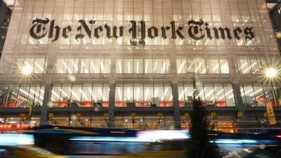 New York Times agrees to buy sports news website The Athletic
