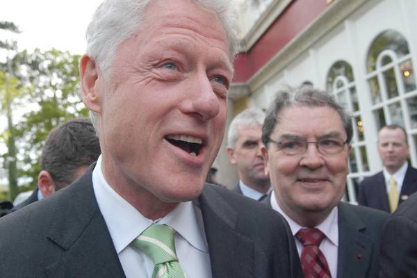 Brexit talks creating ‘tremendous uncertainty’ in NI, says Bill Clinton