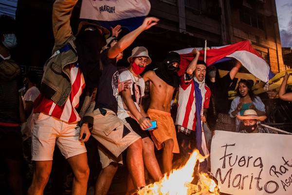 Rage spreads in Paraguay as surging virus exposes corruption