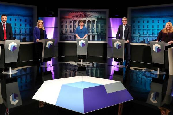 Northern Ireland leaders serve up competitive TV debate