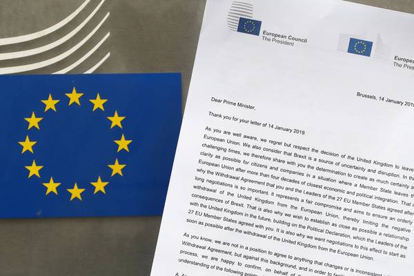 Theresa May admits EU letter may not have gone far enough