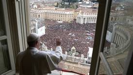 Pope greets over 100,000 in St Peter’s Square