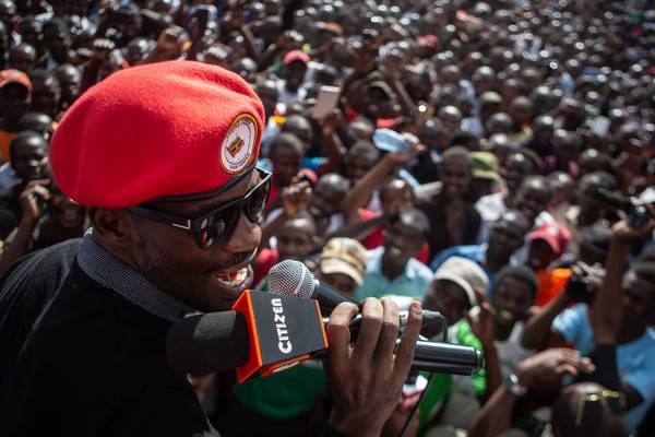 Ugandan byelection pits musician Bobi Wine against long-standing president