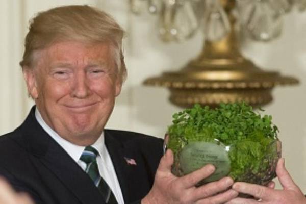 Donald Trump praises Irish for ‘tremendous role’ played in US