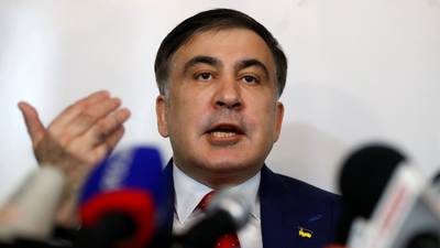 Saakashvili vows to return to Ukraine to oust ex-ally Poroshenko