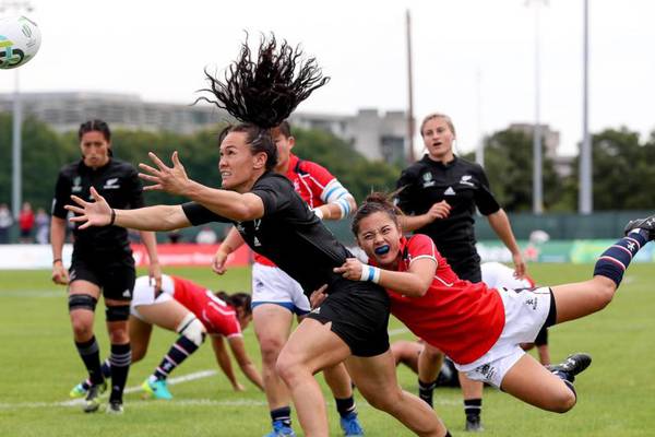 Portia Woodman scores eighth tries in New Zealand rout