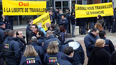 France to legislate again for Sunday trading