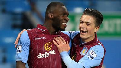 Christian Benteke’s hat-trick for Villa only enough for a point