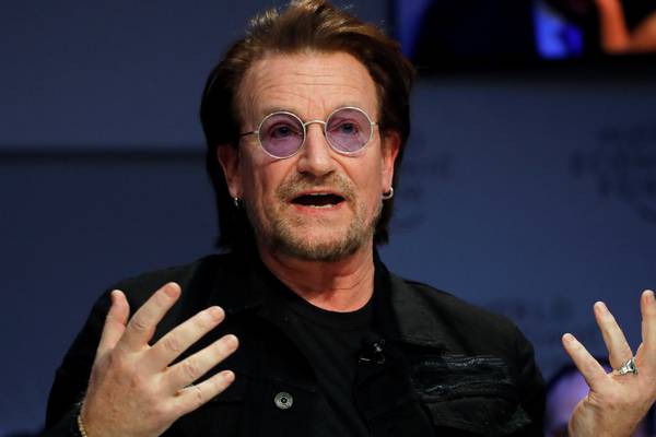 ‘Capitalism is not immoral – it’s amoral, ’ Bono tells Davos audience