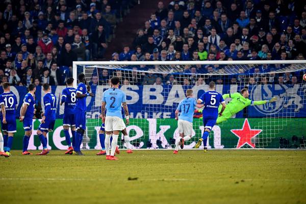 Leroy Sané’s screamer helps 10-man City turn tables on Schalke