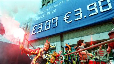 What is the current loss per share on Eircom?