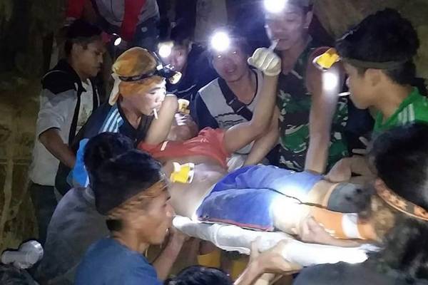 Three killed, some 45 missing after illegal gold mine collapses