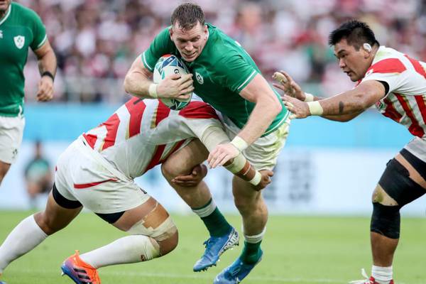 Chris Farrell ruled out of Ireland’s Russia clash with head injury