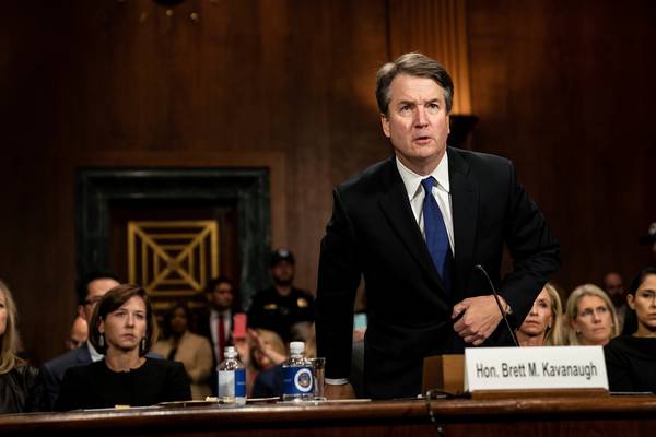 Kathy Sheridan: Drinking and lying catches up with Brett Kavanaugh